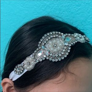 Girls Rhinestone Headband Piece